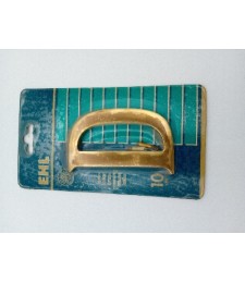 Letra D Metal 100mm para Señalización | Herrajes HE