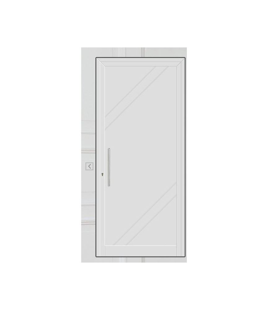 Panel Mod. LR 1 800x2000 Marino Blanco | Herrajes HE