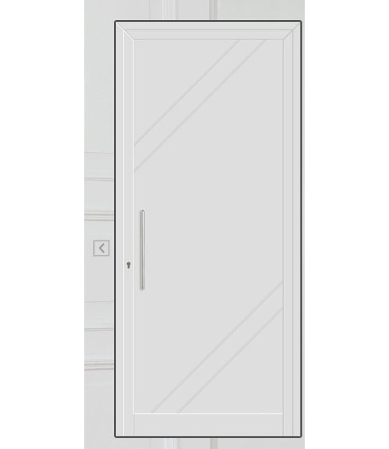 Panel Mod. LR 1 800x2000 Marino Blanco | Herrajes HE