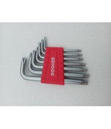 Juego Llaves Macho Torx 7 Pzas T10-T40 | Herrajes HE