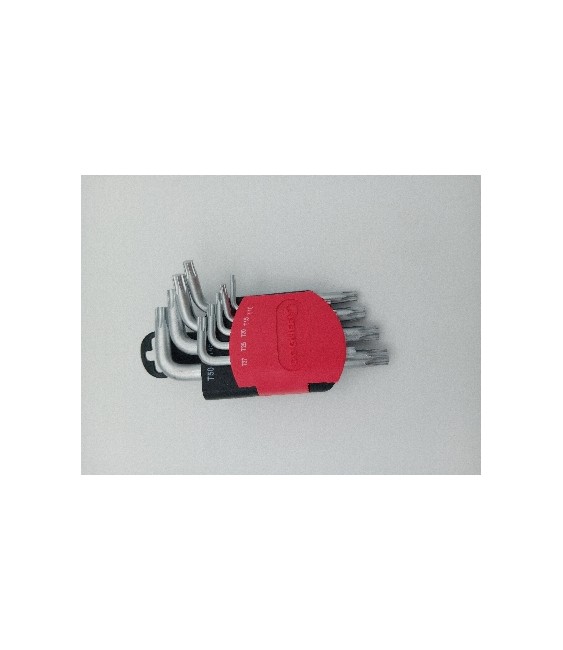 Juego Llaves Macho Torx 9 Pzas T10-T50 | Herrajes HE