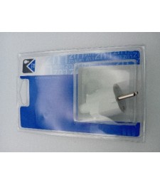 Clavija Goma Industrial Blanca Blíster | Herrajes HE