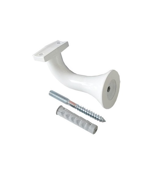 Soporte Pasamanos Aluminio Blanco SOP-5 | Herrajes HE