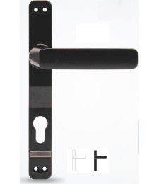 Manivela Placa Larga 85 Cerrato Blanca | Herrajes HE