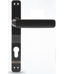 Manivela Placa Larga Cerrato Negro | Herrajes HE