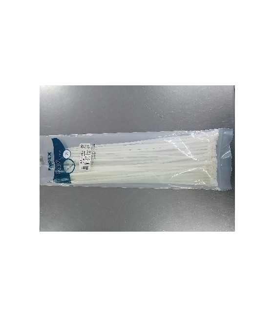 Brida Nylon Blanca 4.8x430mm (100 und) | Herrajes HE