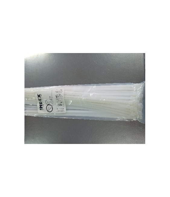 Brida Nylon Blanca 7.6x540mm (100 und) | Herrajes HE