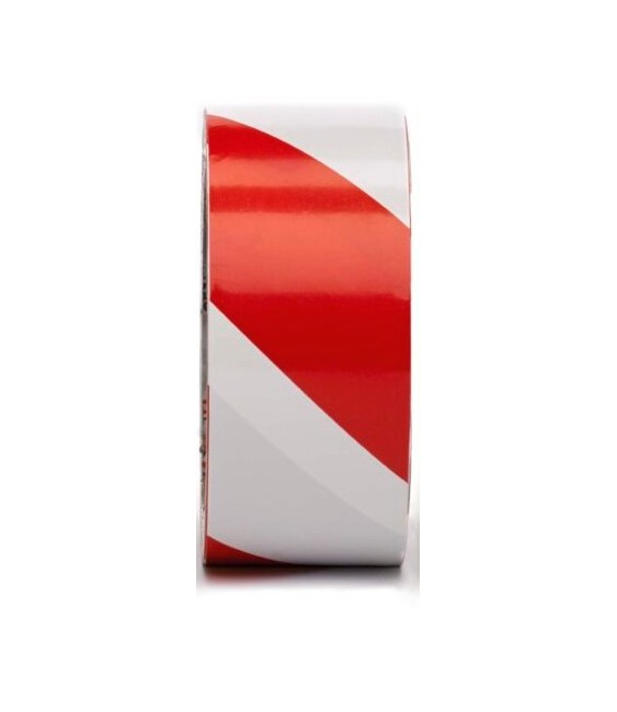 Cinta Señalización Blanco/Roja 50mm x 33m | Herrajes HE