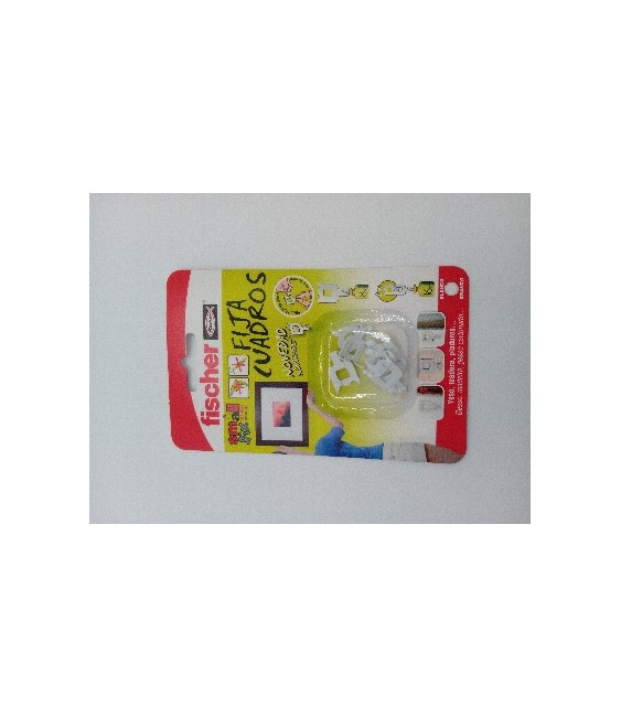 Fijacuadros Blanco Blister 8 Unidades | Herrajes HE