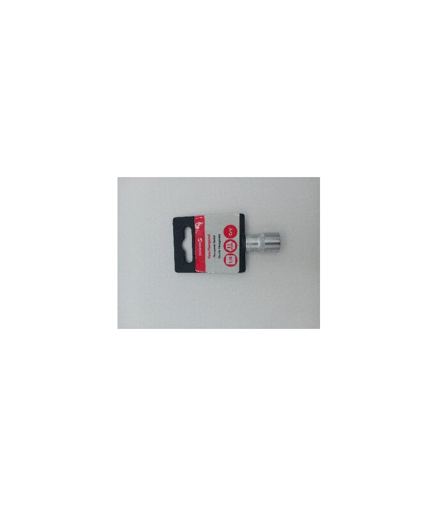 Vaso Hexagonal 1/4" CrV 11mm | Herrajes HE