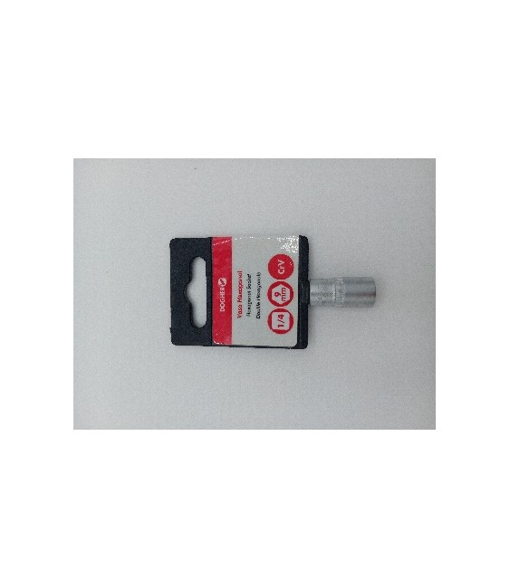 Vaso Hexagonal 1/4 CrV 9mm | Herrajes HE