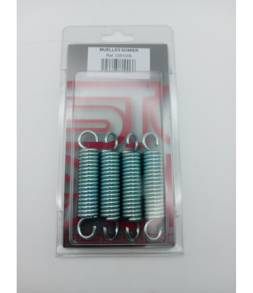 Blister Muelle Extensión 70x15mm 18V 4Uds | Herrajes HE