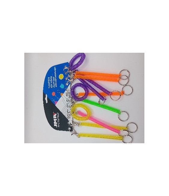 Llavero Espiral JMA con Mosquetón | Herrajes HE