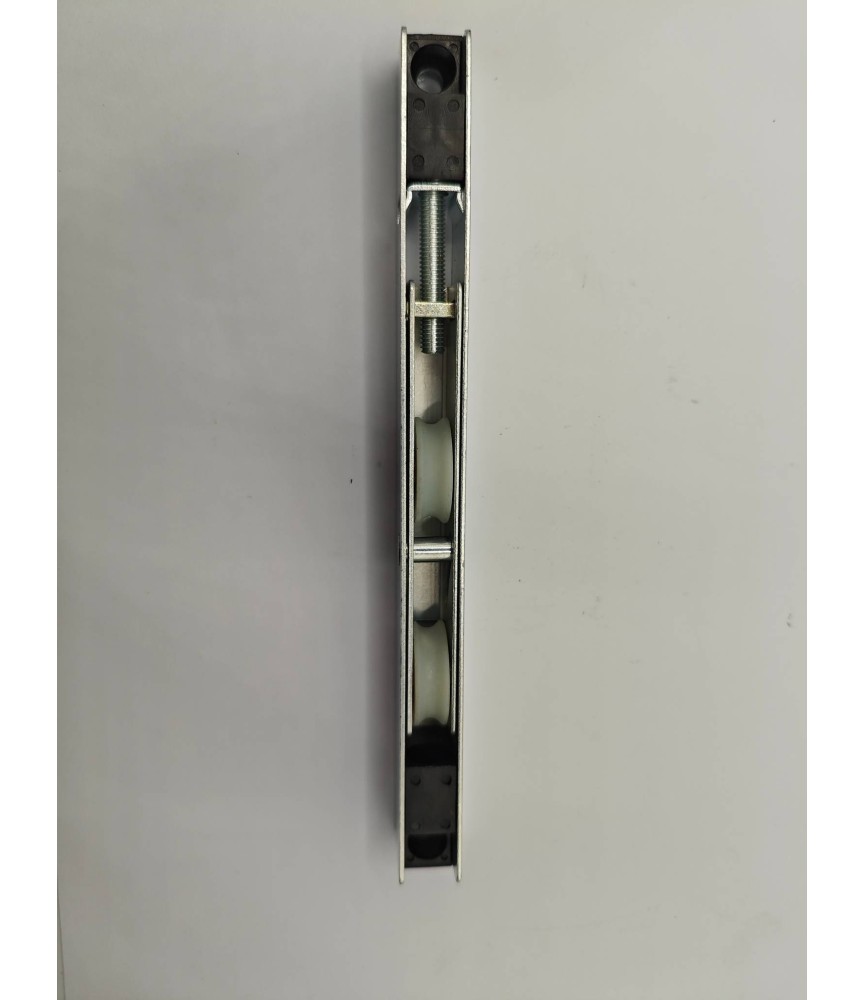 Rueda Tándem Reg. Acero Galvanizado Industrial | Herrajes HE