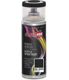 Pintura Acrílica 400ml RAL 9005 Negro | Herrajes HE