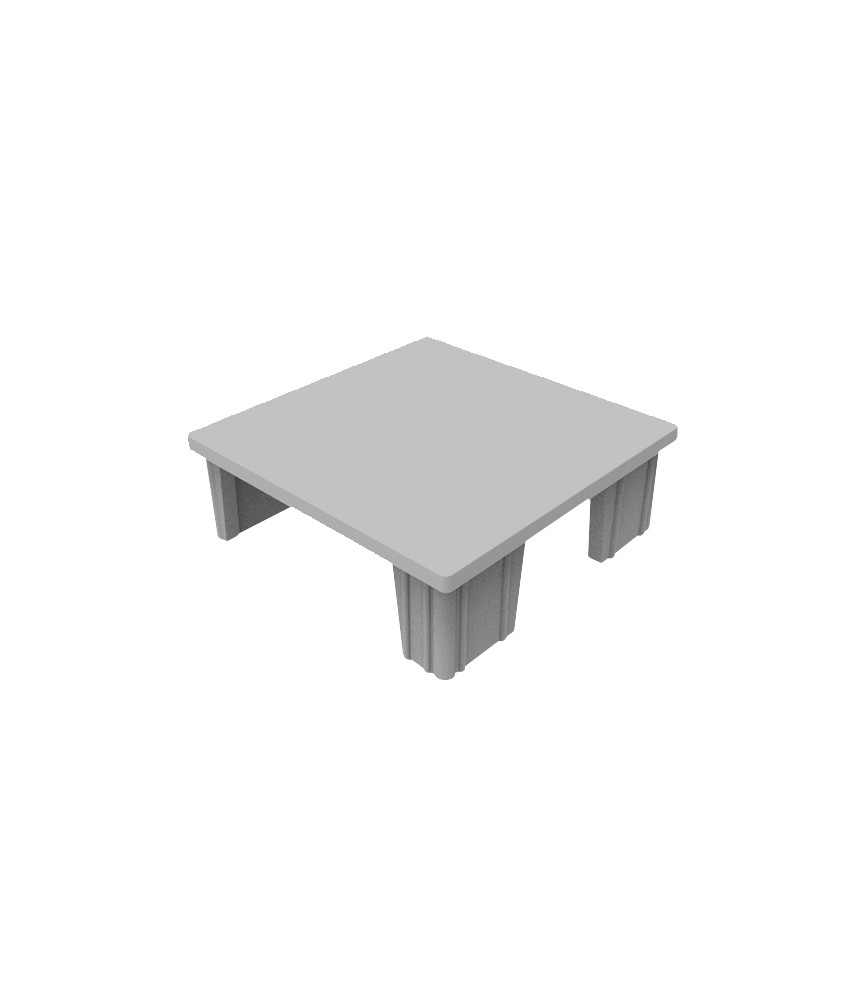 Tapa Unión Fijación Tubo 100x100 Blanco | Herrajes HE