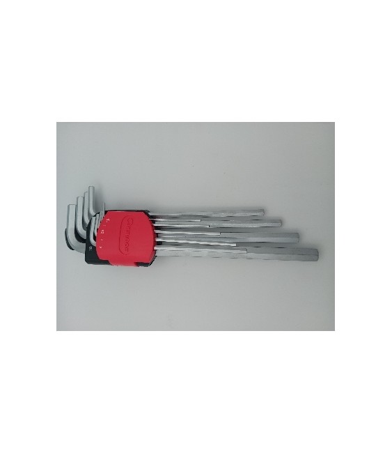 Juego Llave Allen Hexagonal XL 9 Pzas 1.5-10 | Herrajes HE