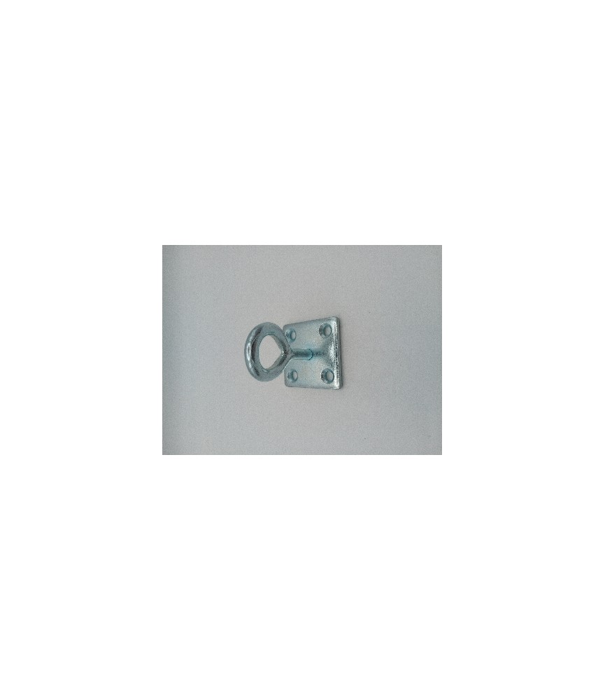 Placa Anclaje con Gancho Cerrado | Sujeción | Herrajes HE