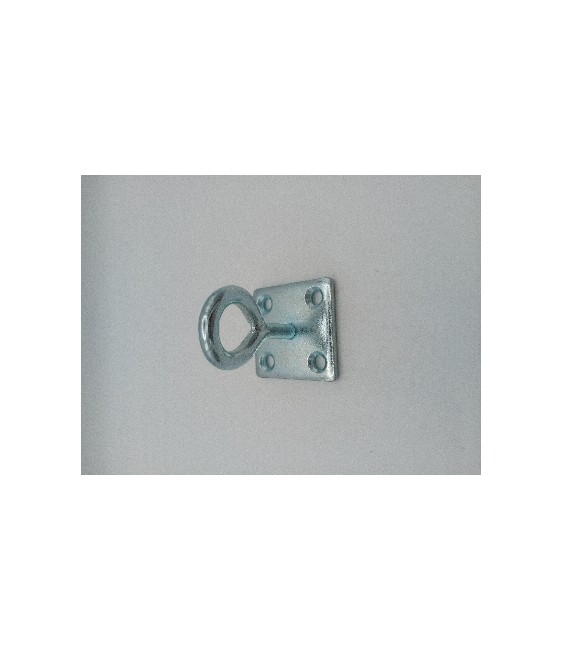 Placa Anclaje con Gancho Cerrado | Sujeción | Herrajes HE