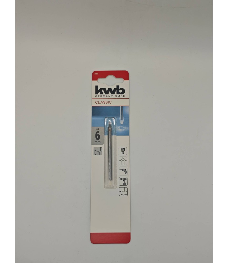 Broca Flecha Vidrio Nº 6 Einhell | Herrajes HE