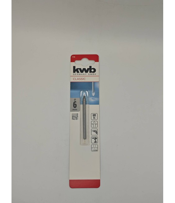 Broca Flecha Vidrio Nº 6 Einhell | Herrajes HE