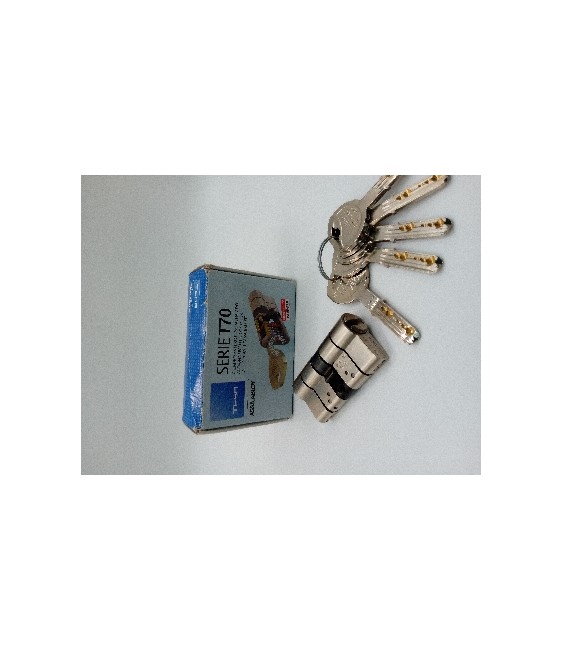 Bombillo TESA T70 30x30 Doble Embrague Níquel | Herrajes HE