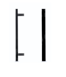 Tirador Torreón Rectangular 1000 Negro | Herrajes HE