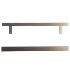 Tirador Torreón Rectangular 500 Negro | Herrajes HE