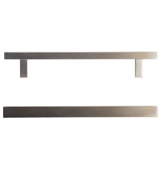 Tirador Torreón Rectangular 500 Negro | Herrajes HE