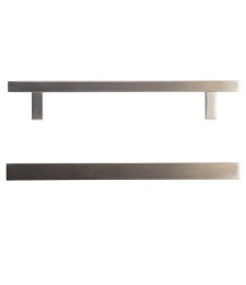 Tirador Torreón Rectangular Desplazado 500 Negro | Herrajes HE