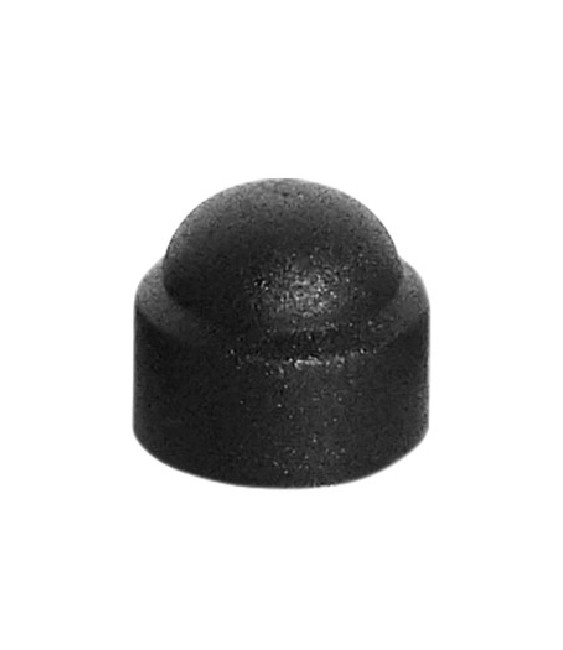 Tapa Tuercas Métrica 12 Negro | Protección Discreta | Herrajes HE