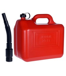 Bidón Gasolina KI 5 Litros Rojo | Homologado | Herrajes HE