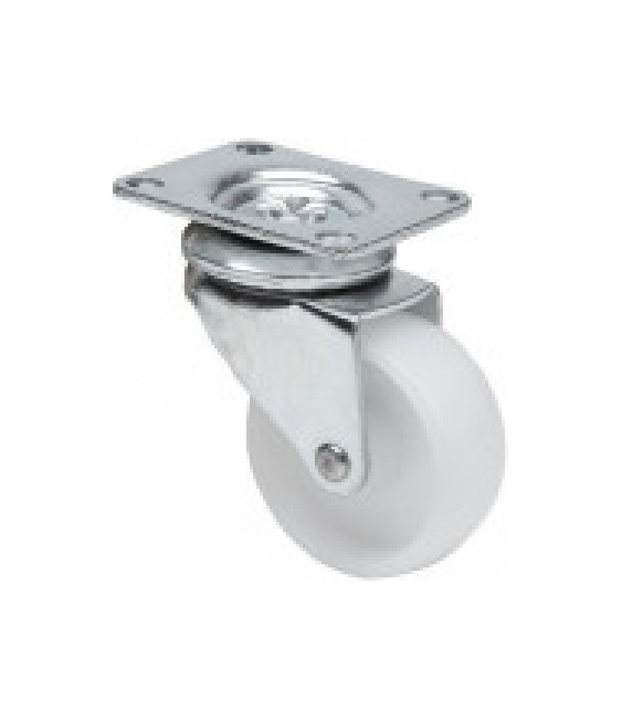 Rueda 2-0041 Plástico Blanca - Movilidad Eficiente | Herrajes HE