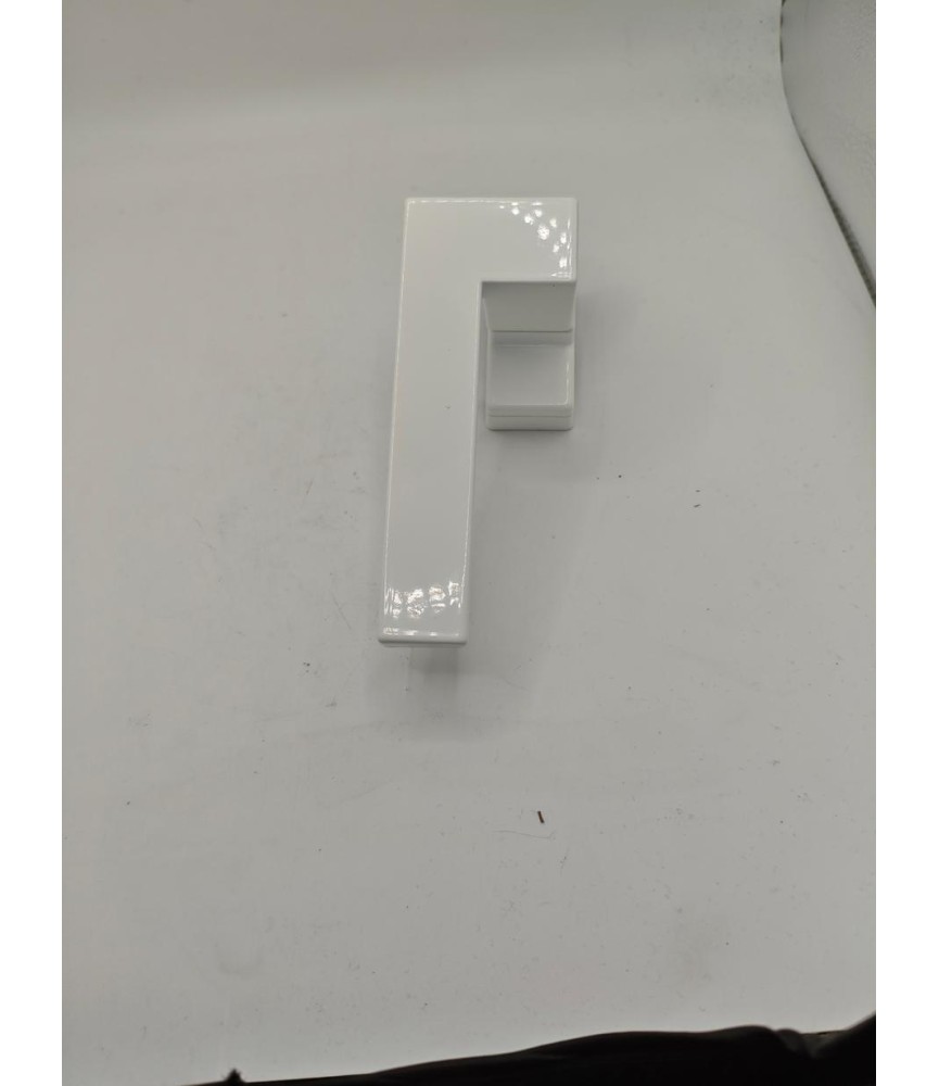 Manilla Recta Acteal Multipunto Blanca Izda | Herrajes HE