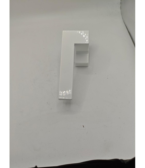 Manilla Recta Acteal Multipunto Blanca Izda | Herrajes HE