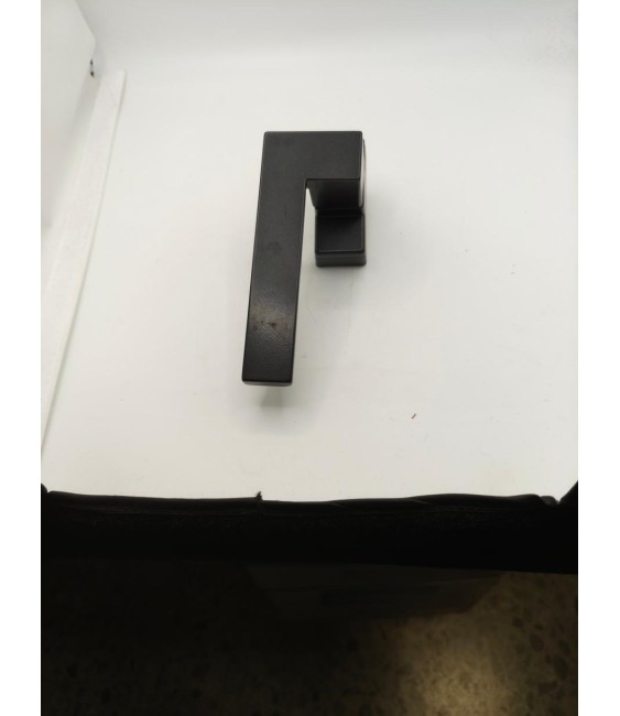 Manilla Recta Acteal Multipunto Negra Izda | Herrajes HE