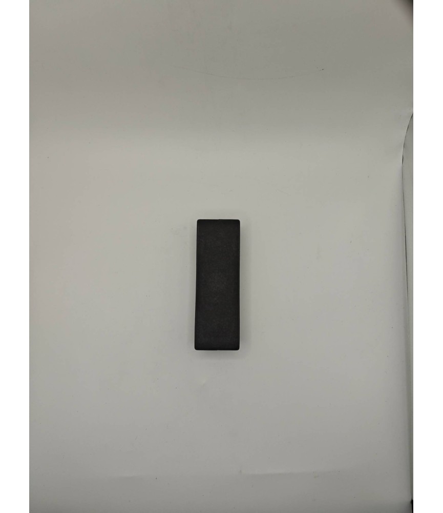Contera Rectangular 120x40 Negra | Herrajes HE