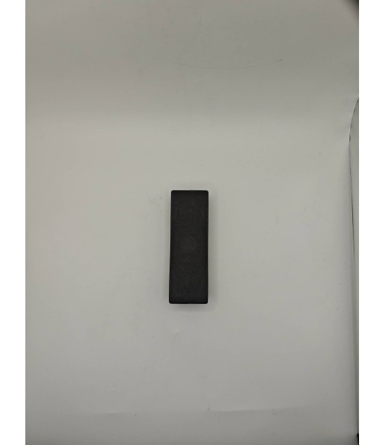 Contera Rectangular 120x40 Negra | Herrajes HE