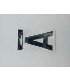 Letra Vinilo Negra "A" 8cm para Señalización | Herrajes HE