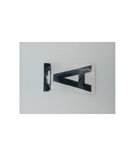 Letra Vinilo Negra "A" 8cm para Señalización | Herrajes HE