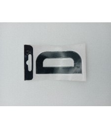 Letra Vinilo Negra "D" 8cm | Herrajes HE