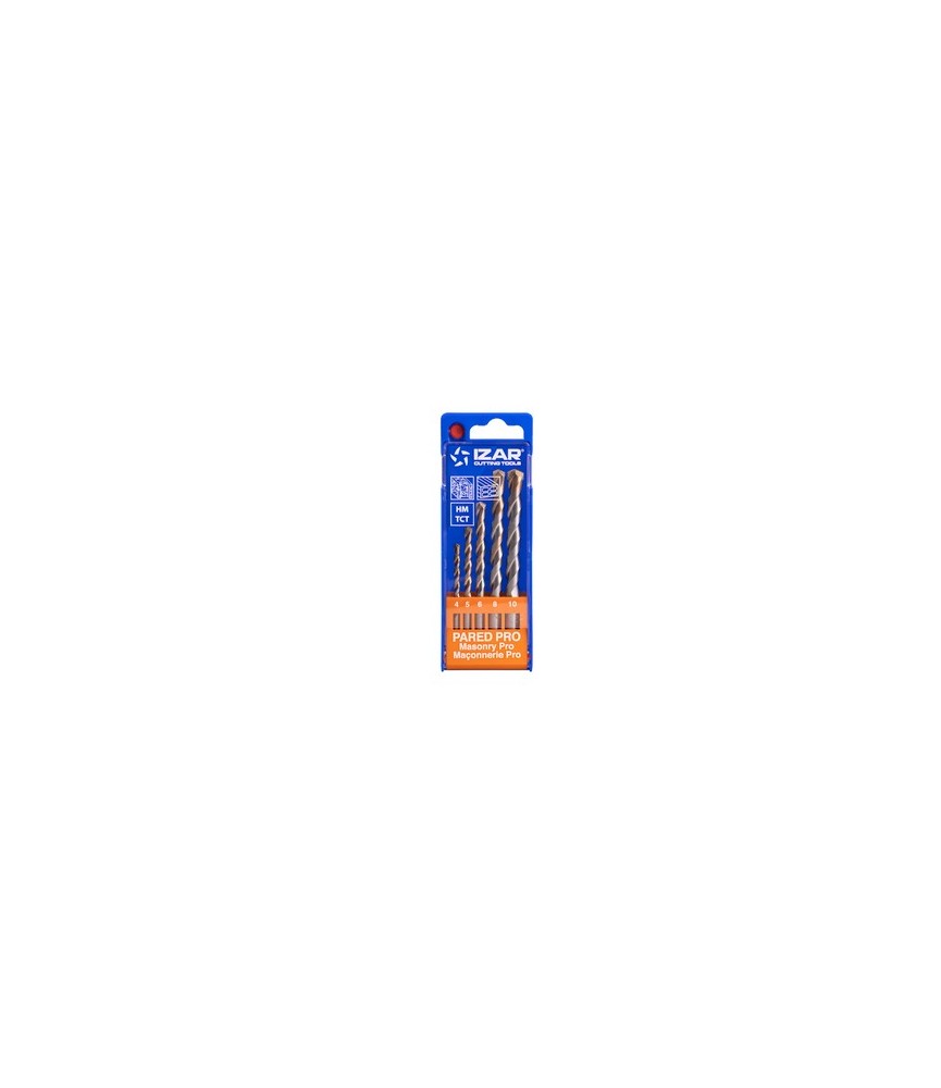 Juego Brocas Pared Profesional 4-10 (5 Piezas) | Herrajes HE