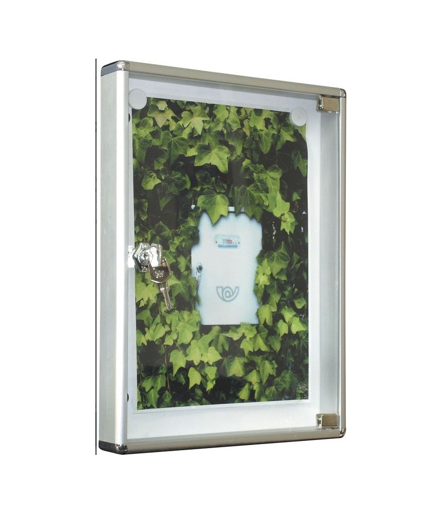 Tablón Anuncios Diseño V Blanco | Herrajes HE