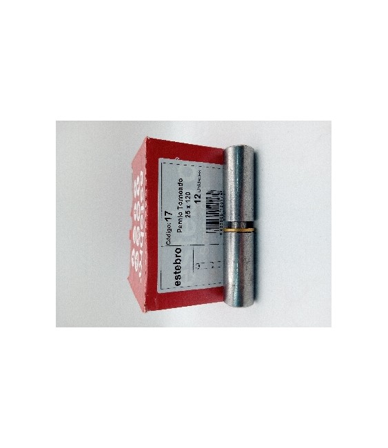 Pernio Nudo 25x120 Ref.17 para Puertas | Herrajes HE