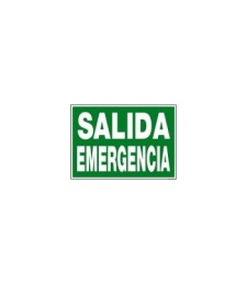 Cartel Salida de Emergencia Homologado | Herrajes HE