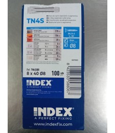 Taco Index 4 Segmentos Nº8x60mm Cargas Medias | Herrajes HE