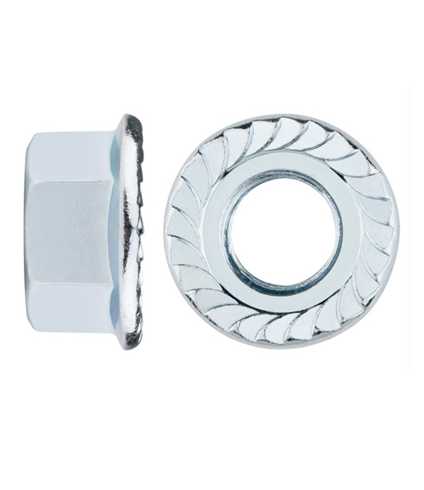 Tuerca Brida Grafilada DIN-6923 M6 | Herrajes HE