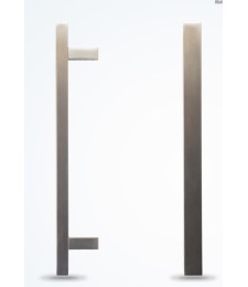 Juego Tirador Torreón Rectangular 600 Negro | Herrajes HE