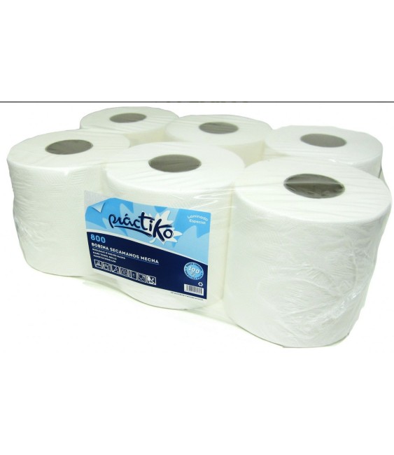 Rollo Bobina Secamanos 800gr Alta Absorción | Herrajes HE