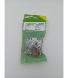 Cerradura Mueble 7 Níquel Izda | Herrajes HE